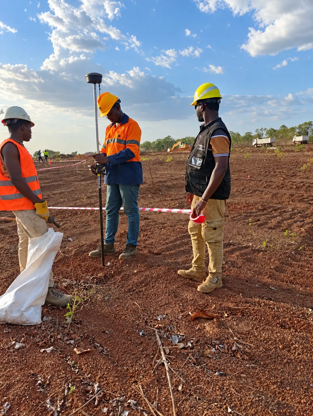Levé GNSS et reconnaissance de terrain
