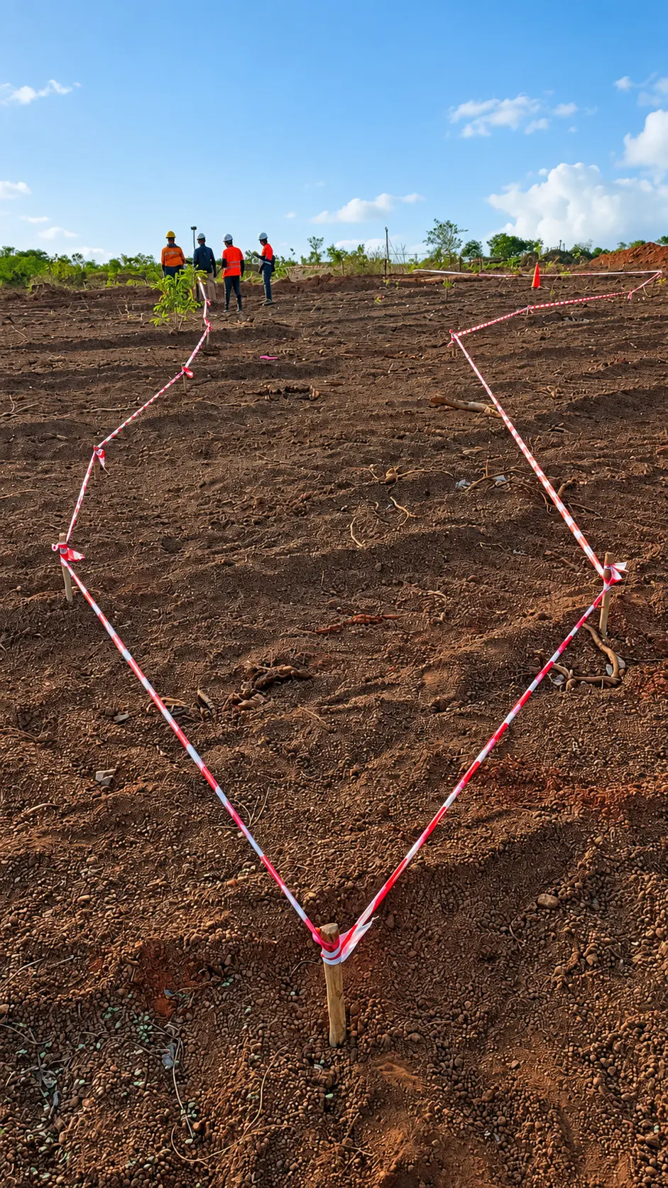 Implantation et balisage d’une zone d’étude