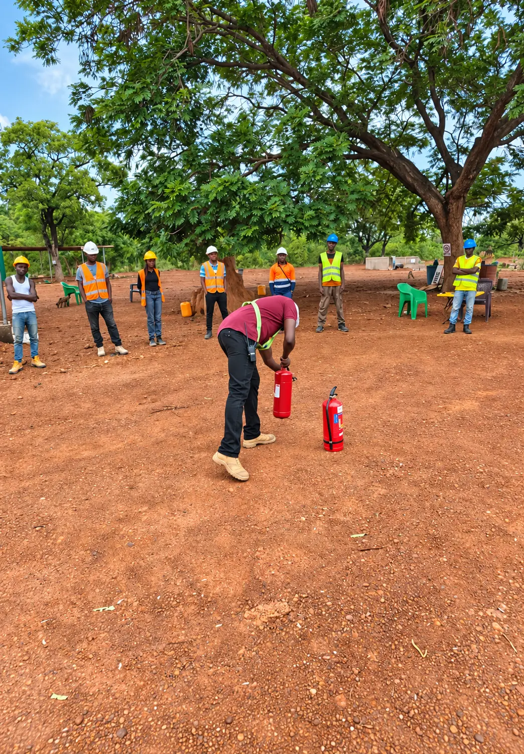 Formation pratique à la sécurité incendie